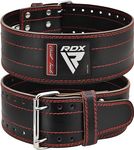 RDX Weight Lifting Belt for Men Women, IPL USPA Approved, 6mm Thick 100% Leather, 4” Powerlifting Back Support, Squat Deadlift Bodybuilding Exercise Fitness Gym Workout Strength Training up to 700 LBS