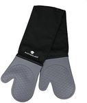 MasterClass Oven Gloves, Silicone, Grey