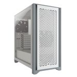 CORSAIR 4000D Airflow Tempered Glass Mid-Tower ATX PC Case - White