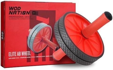 WOD NATION Ab Roller Wheel for Abs Workout | Abdominal Workout Wheel, Abdominal Training Wheel for Home Gym Fitness, Full Body Activation Exercise Roller, Exercise Wheel for Ab Simulation【Women, Men】