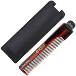 Kent NU22 Handmade Sawcut Pocket Comb, D-Leather Pouch, 20g