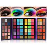 72 Colors Eyeshadow Palette Makeup Palettes Make Up Pallet Set Colour Glitter For Girls Rainbow Eye Pallets Board Colourful Women Sets