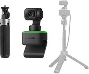 Insta360 Link AI-Powered 4K Webcam with Dual Microphones, Gesture Control, HDR, AI Tracking, Deskview and Streamer Mode - Built-in Privacy Protection - with Tripod