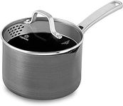 Calphalon Classic Nonstick Sauce Pan with Cover, 2.5 Quart, Grey