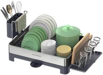 SONGMICS Dish Drying Rack, 1-Tier D