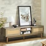 TUSY Rattan TV Stand for 55/60/65 I
