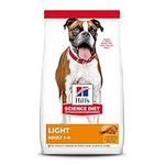 Hill's Science Diet Adult Light Dry Dog Food, Chicken Meal & Barley, 30 lb Bag