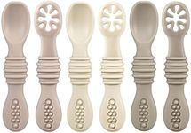 PandaEar 6 Pack Silicone Baby Spoon