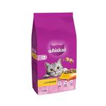 Whiskas 1+ Chicken 1.9kg Bag, Adult Cat Dry Food