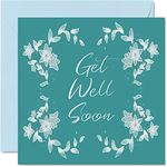 Get Well Soon Cards for Men - Get Well Soon - Get Well Cards for Women, Speedy Recovery Card, 145mm x 145mm Joke Humour Get Well Greeting Cards for Best Friend Brother Sister Work Colleague