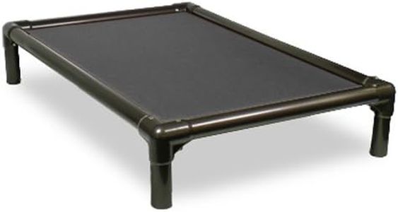 Kuranda Walnut PVC Chewproof Dog Bed - Large (40x25) - Ballistic Nylon - Smoke