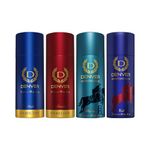 Denver Honour, Pride - 150 ML Each & Volt, Phyton 165 ML Each, Deodorant For Men, Pack of 4|Long Lasting Deodorant For Men