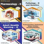 B.sc Nursing 4th Semester Book Set (4 In 1) Adult Health Nursing - II Professionalism, Professional Values & Ethics Including Bioethics Pharmacology- II Pathology -II and Genetics Set