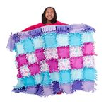 Melissa & Doug Created by Me! Butterfly Fleece Quilt No-Sew Craft Kit (48 squares, 1. metres x 1.5 metres)