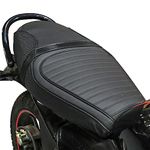 TVS Seat Cover - Ronin - Black Small Cross