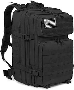 QT&QY 45L Military Tactical Backpacks Molle Army Assault Pack 3 Day Bug Out Survival Bag Hiking Treeking Rucksack