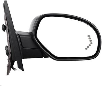 ECCPP Driver Right Door Mirrors Replacement fit Chevrolet GMC Automotive Exterior Mirrors for 2007-2013 Chevrolet GMC with Amber Arrow Turn Signal Power Controlling Heated Features and Puddle Lights