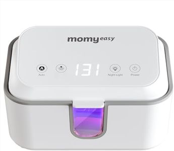 MOMYEASY Baby Wipe Warmer, Surround Even Heating Baby Wet Wipes Dispenser, Diaper Wipe Warmer with Temperature Display and Night Light