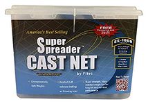 FITEC 11150 5 ft. SS1000 Super Spreader Cast Net 0.25 in. Mesh, Clear, 1 lbs.