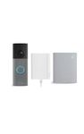 Ring Wired Video Doorbell (newest gen) with Plug-In Adaptor + Chime (3rd Gen) | Retinal 2K, up to 6x Enhanced Zoom | Wide Field of View | 30-day free trial of Ring Subscription Plan