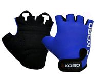 Kobo Gym Gloves Padded Unisex Hand Protector for Fitness Weight Lifting (Imported)