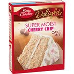 Betty Crocker Super Moist Cake Mix - Cherry Chip, 1 x 430g Pack