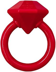 SodaPup Diamond Ring – Durable Teething Ring Chew Toy for Puppies & Dogs Made in USA from Non-Toxic, Pet Safe, Food Safe Nylon Material for Soothing Sore Gums, Mental Stimulation, Clean Teeth & More