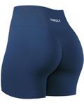 AUROLA 4.5 Dream Collection Workout Shorts for Women, 4.5 Naval Academy, X-Small