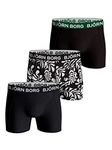 Björn Borg | Bjorn Borg Cotton Stretch Boxer 3P, Boxer Briefs for Men, Multi-Packs Available, Size XL