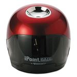 Westcott iPoint Ball Pencil Sharpener, 6.5 X 3 X 6 Inches Red/Black (15570)