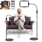 10X Magnifying Glass with Light and Stand - TEKXDD LED Light & Stand Integrated, 2-in-1 LED Magnifying Lamp with Flexible Gooseneck, Ideal for Close Work, Sewing, Handicrafts and More