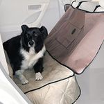 K&H Pet Products Deluxe Car Seat Saver Tan 54" Pet Car Seat Cover & Protector
