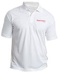 I AM ROMPER Mahindra Logo Printed Polo/Collar Half Sleeve T-Shirt for Mahindra Staff Employee Promotion T Shirt for Men and Women White