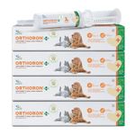 Natural Remedies Orthoron+ Joint Supplement for Dogs and Cats, Relieves Limping and Stiffness, Enhances Joint Movement, All-Natural & Safe, Easy Feed Paste, Real Chicken Liver, 60ml (Pack of 4)