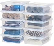 IRIS USA 10-Pack Storage Bins with