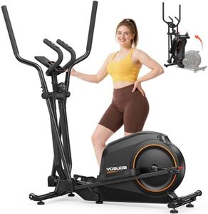YOSUDA Compact Elliptical Machine Only 2 sq ft, 15IN Stride Foldable Elliptical for Home, Folding Elliptical Exercise Machine, Elliptical Cross Trainer with 16 Magnetic Resistance Levels