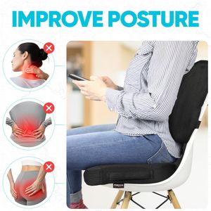 FORTEM Office Chair Cushion – Memory Foam Seat Pad for Comfort