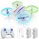 DEERC D23 Drones for Kids,RC Drone with Altitude Hold and Headless Mode,Quadcopter with Lights,Propellers Full Protect and Double Batteries,Easy to fly Gift Toy for Boys and Girls