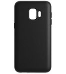 FitSmart Silicon Flexible Back Cover for Samsung Galaxy J2 Core/SM-J260F/DS/SM-J260G/DS - Black