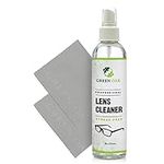 Lens Cleaner Kit Green Oak Professional Lens Cleaner Spray Best for Eyeglasses, Cameras, and Other Lenses - Safely Cleans Fingerprints, Dust, Oil (8oz)