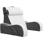 Kolbs Wedge Reading Pillow, Cushion with Arms for TV, Books, Nursing, Back - Bed Pillow for Sitting Up in Comfort, Plush Backrest Pillow. Sit Up in Comfort.