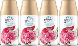 4 x Glade Automatic Spray Refill 269ml - Cherry & Peony