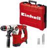 Einhell Bohrhammer TE-RH 32 4F Kit (1250 W, 5 Joule, 32 mm Bohrleistung in Beton, SDS-Plus, Anti-Vibrationsgriff, inkl. E-Box, 3 Bohrer, Spitzz- und Flachmeißel)