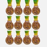 Bareeze Pure 12Pcs Football Medal for Best Player, Best Defender, Best Stiker, Best Goal Keeper & All Events of Football