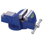 CLARKE METALWORK FIXED BENCH VICE 8" 200mm BLUE CV200BH