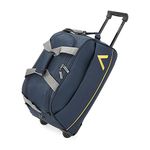 Aristocrat Cadet Polyester 62 Cms Wheel Travel Duffle Bag (Blue), W-30 CM