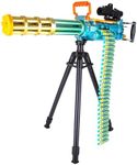 Dart Gun Super Powerful Electronic Gatling Toy Gun for Kids, Mini Gun Rapid Toy Machine Gun with Foam Dart Blaster, Kids Revolving Toy Minigun with Automatic and Manual Mode, Great Gift Idea