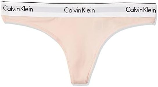 Calvin Klein Women's Modern Cotton Thong, Nymph's Thigh, XS