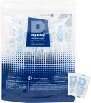 Dry & Dry 0.5(Half) Gram [500 Packets] Pure & Safe Silica Gel Packets Desiccant Dehumidifiers Silica Gel Packs - Food Safe Silica Packets Silica Gel Moisture Absorbers