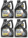 Mobil 1 112786 Delvac 1300 Super 15W-40 Diesel Engine Oil - 4 Gallon Pack